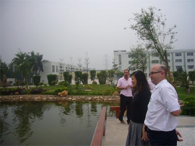 德国客商参观NG娱乐工业园