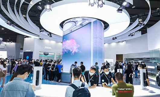 建博会首日ING娱乐3D全息科技展馆惊艳亮相，智简生活，即刻体验！